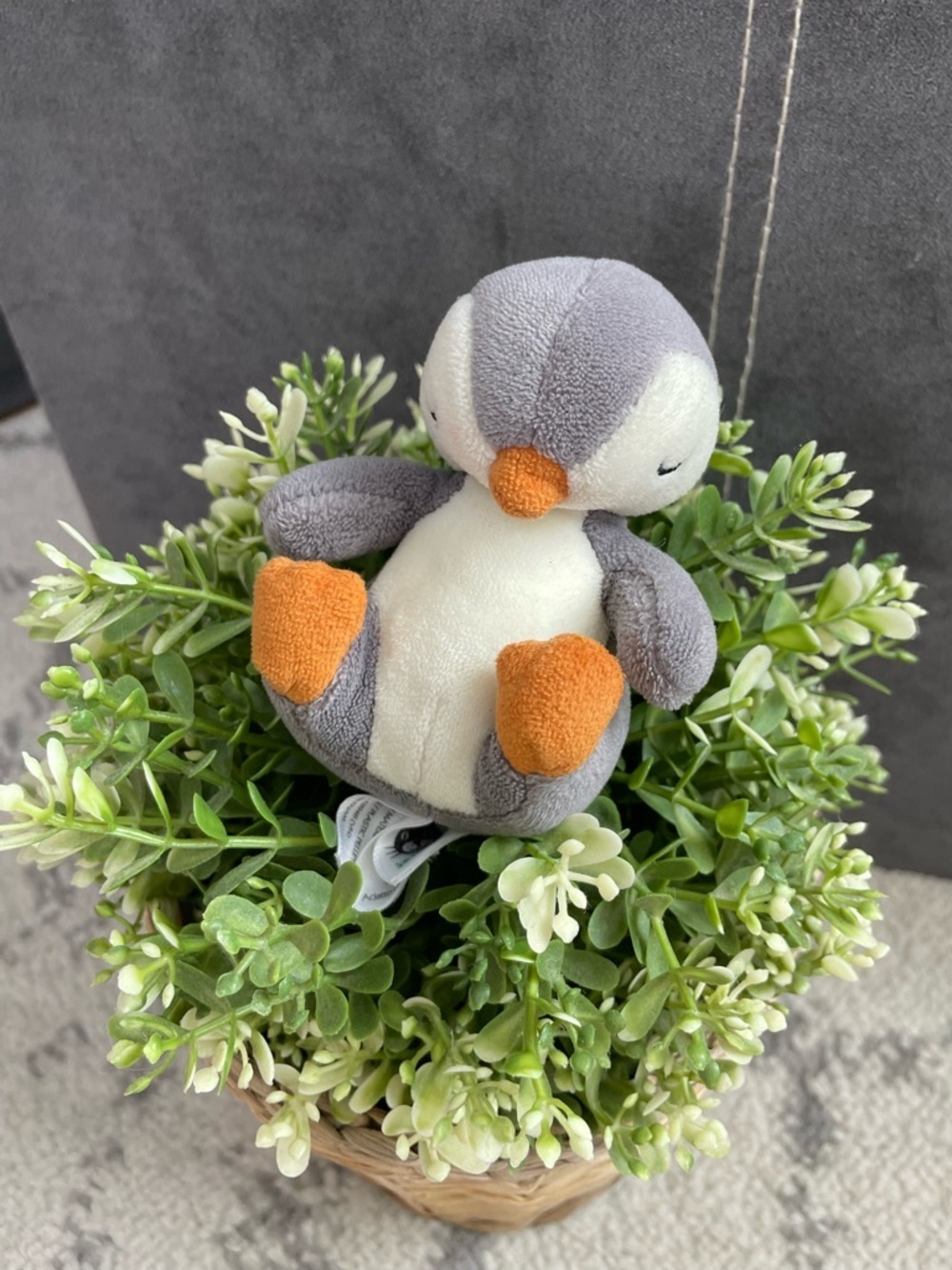 JELLYCAT Tiny Hibernating Penquin (missing nest) Stuffed Toy